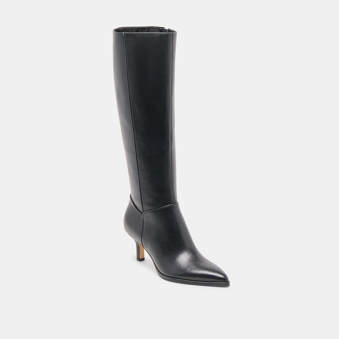 Aldy Black Leather Boots - Dolce Vita
