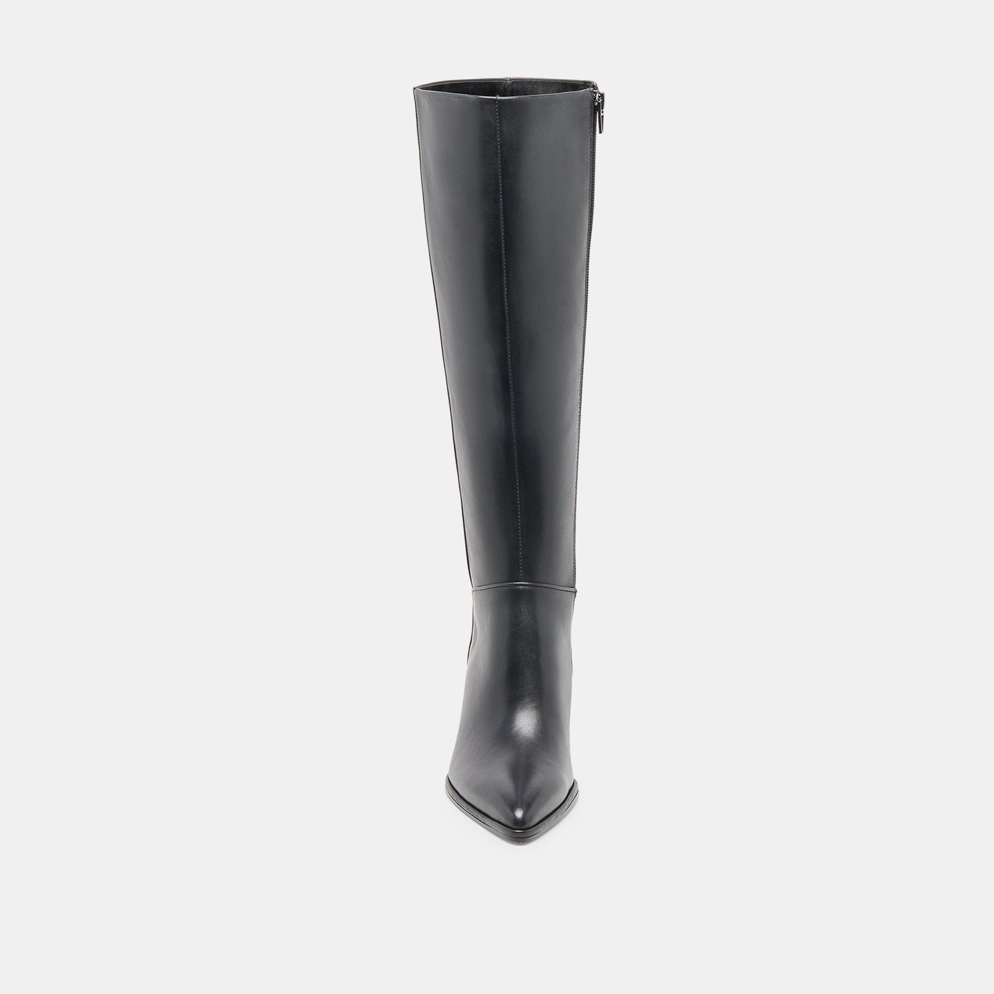 Aldy Black Leather Boots - Dolce Vita
