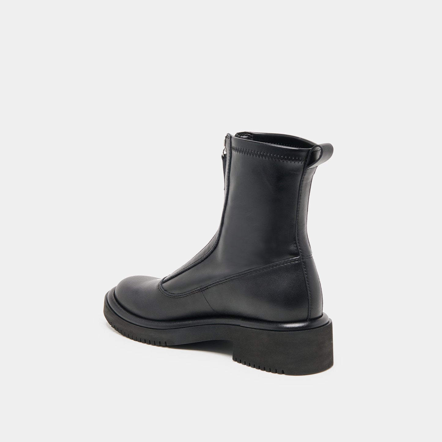 Shante Black Leather Boots - Dolce Vita