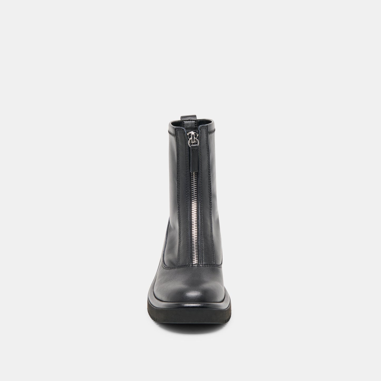 Shante Black Leather Boots - Dolce Vita