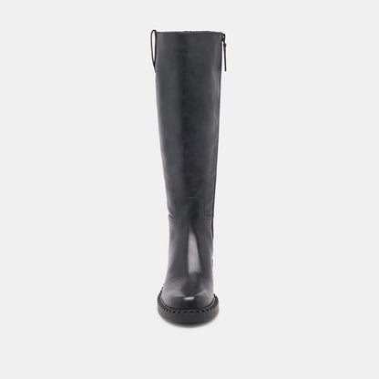 Glory H2O Waterproof Black Leather Boots - Dolce Vita