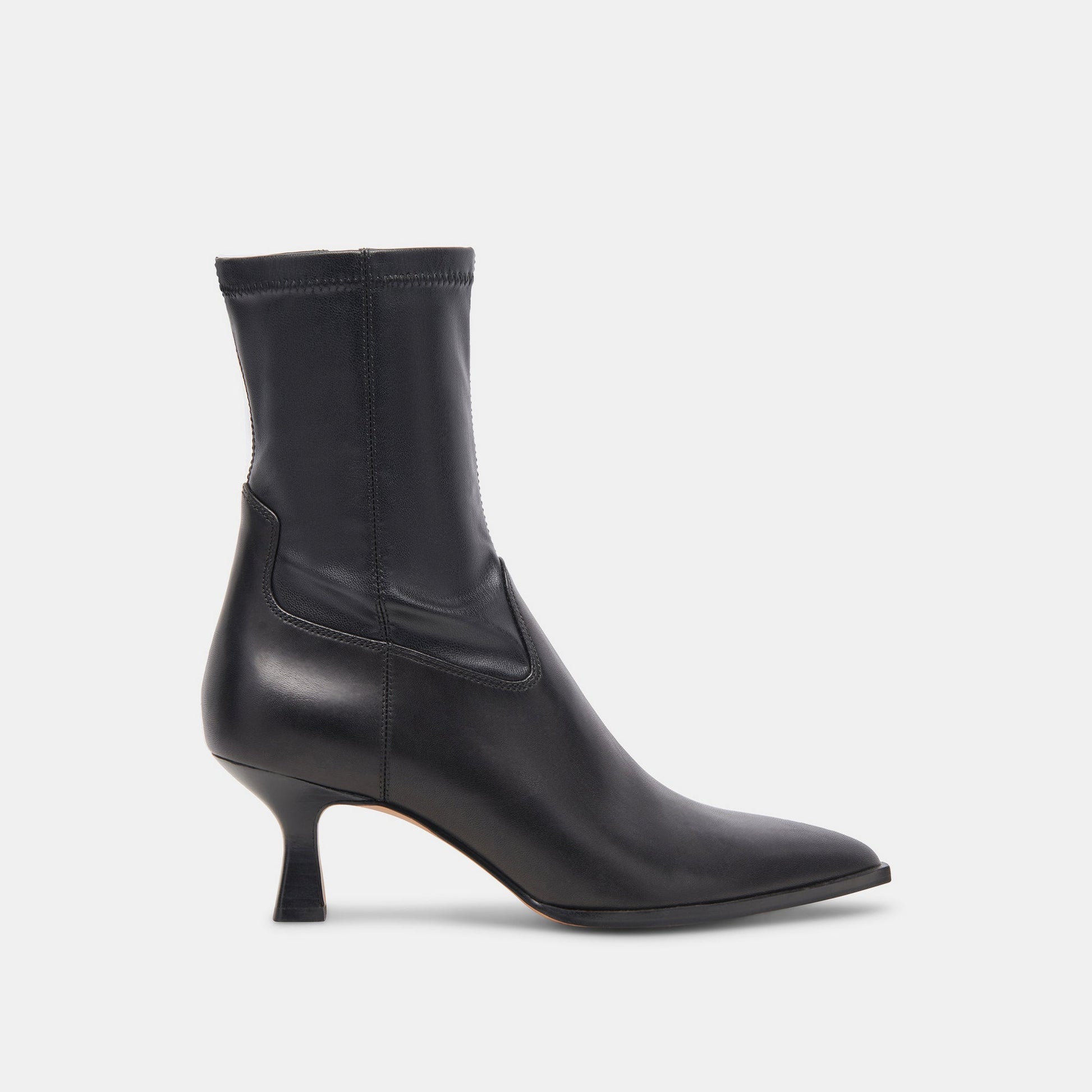 Arya Black Leather Boots - Dolce Vita