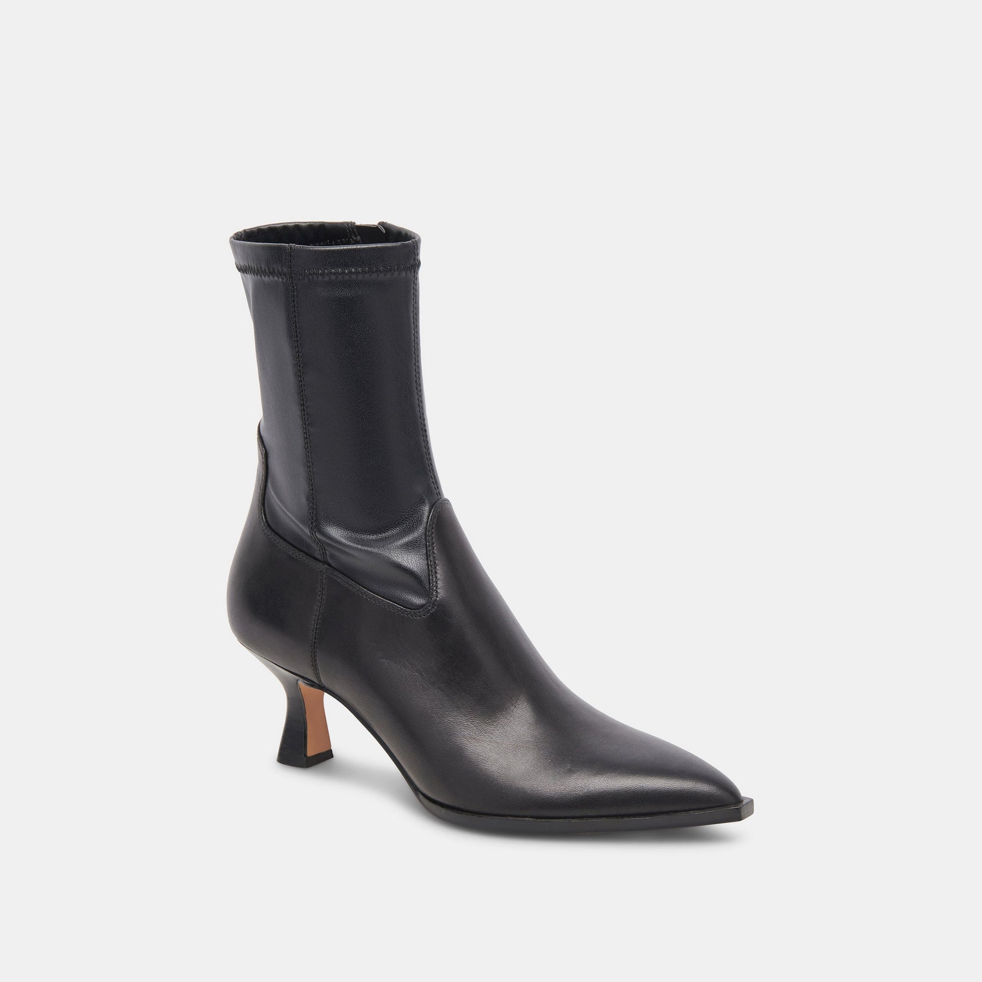 Arya Black Leather Boots - Dolce Vita
