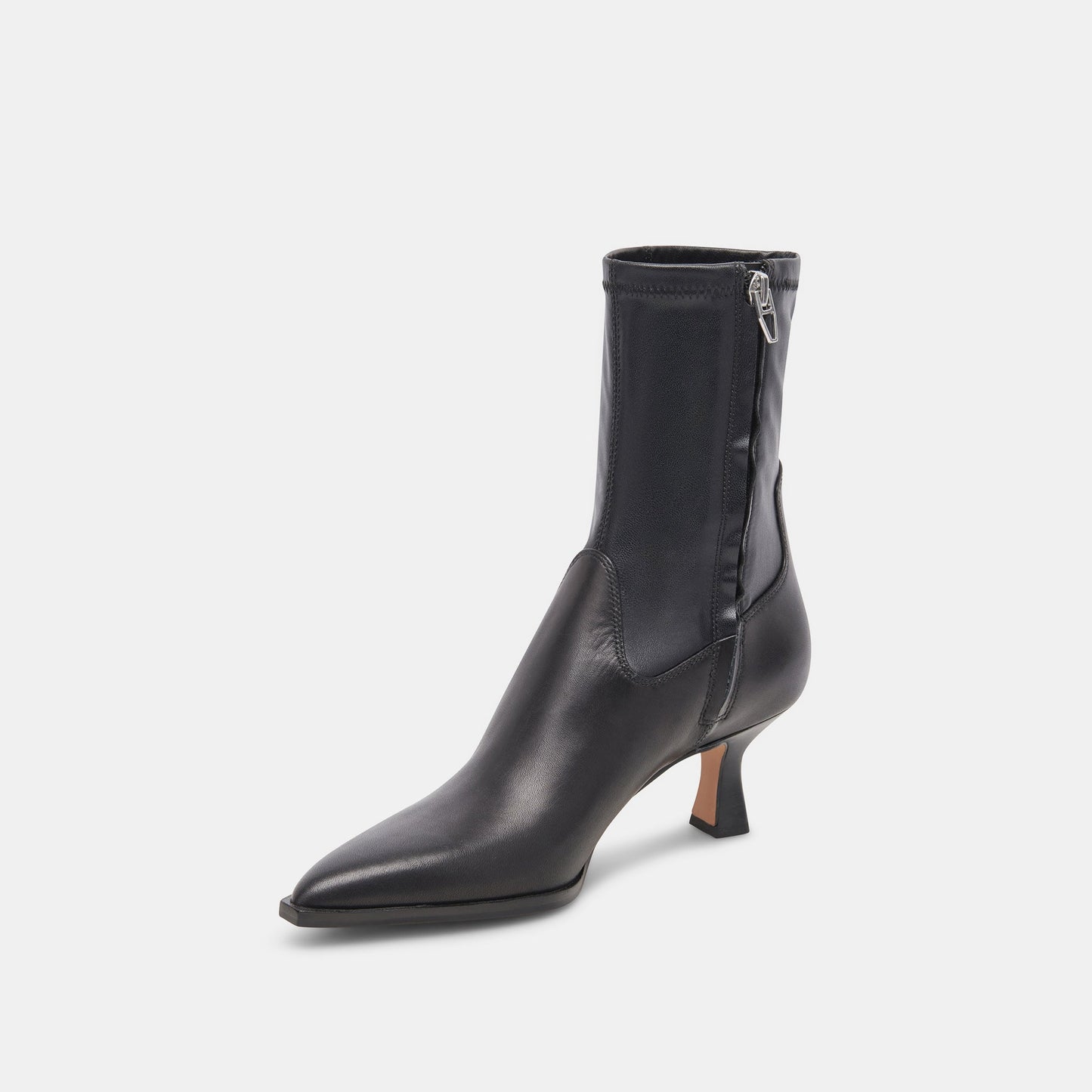 Arya Black Leather Boots - Dolce Vita