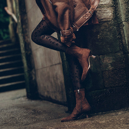 Arya Boots DK BROWN STELLA SUEDE - Dolce Vita