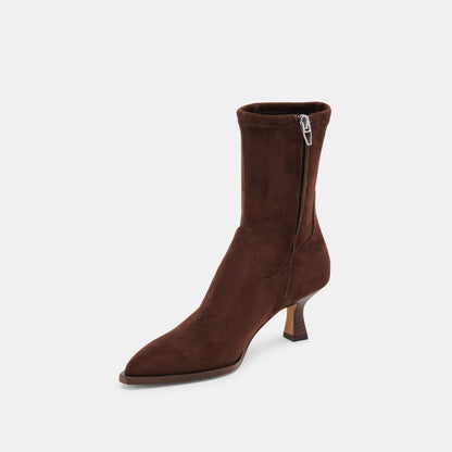 Arya Boots DK BROWN STELLA SUEDE - Dolce Vita
