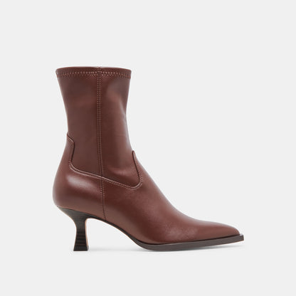 Arya Boots CHOCOLATE LEATHER - Dolce Vita
