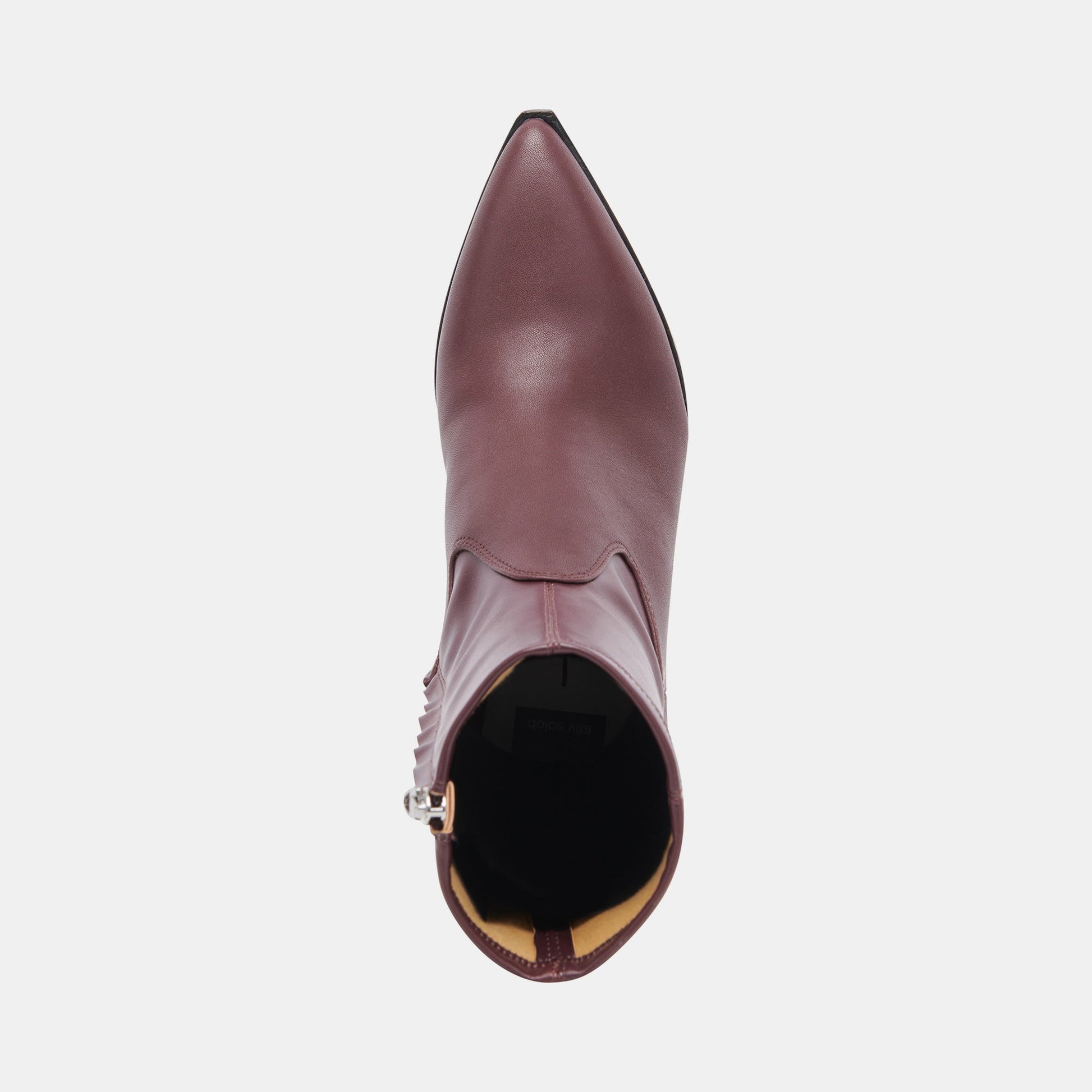 Arya Wine Leather Boots - Dolce Vita
