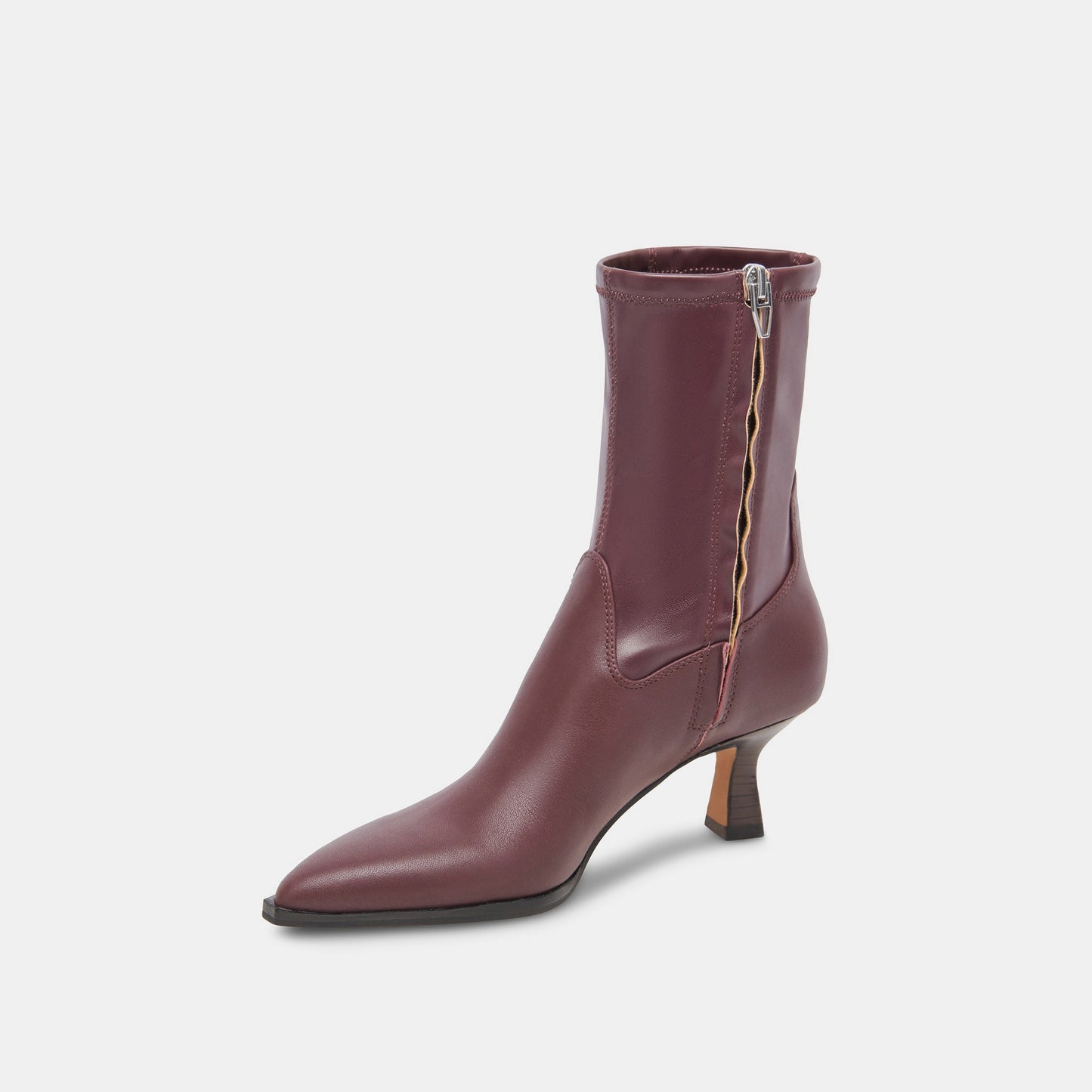 Arya Wine Leather Boots - Dolce Vita