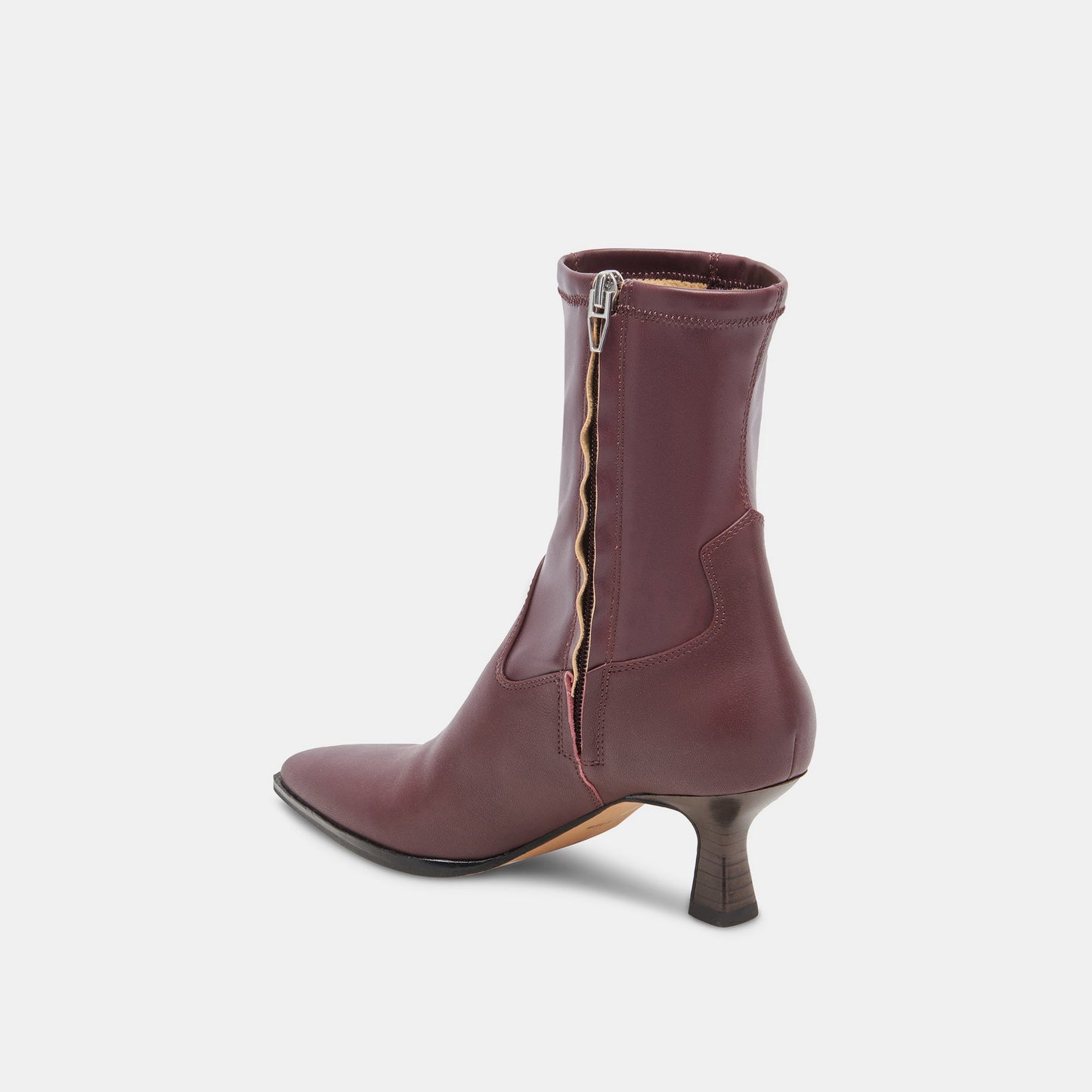 Arya Wine Leather Boots - Dolce Vita