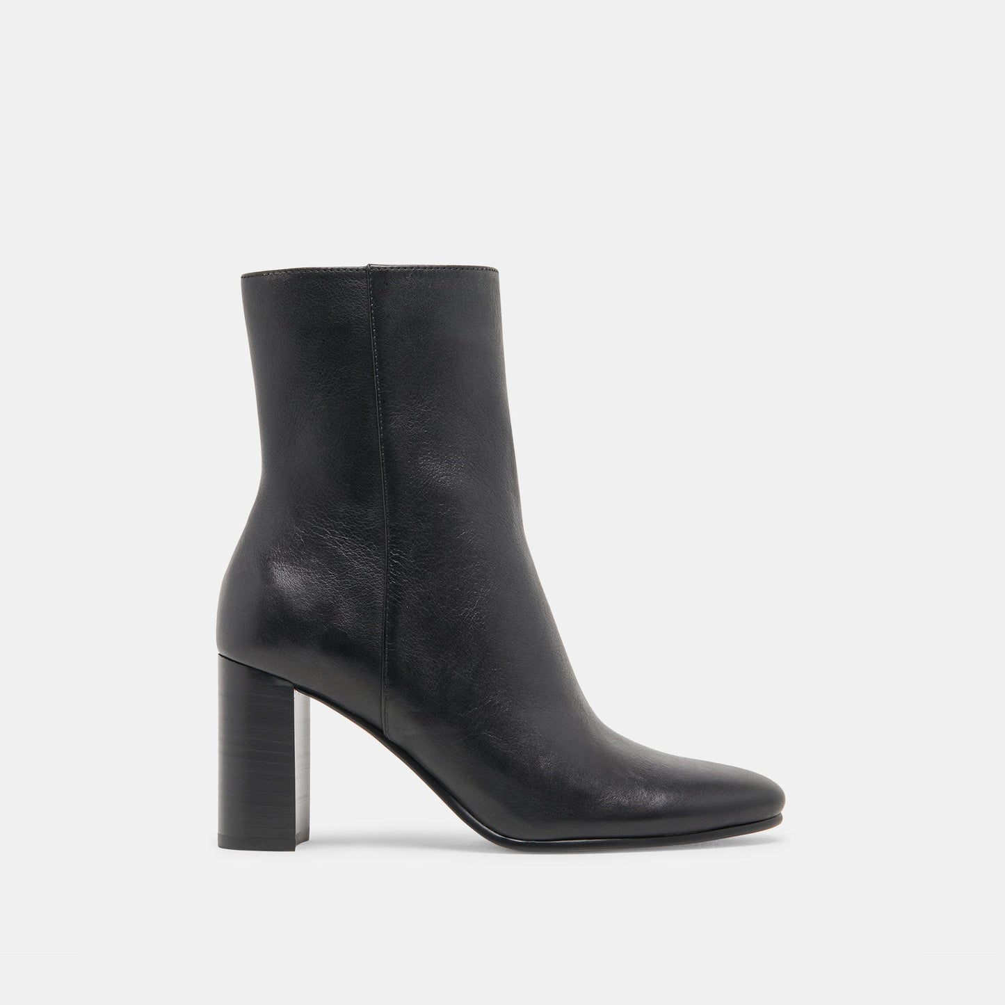 SUZY BOOTIES BLACK LEATHER - Dolce Vita