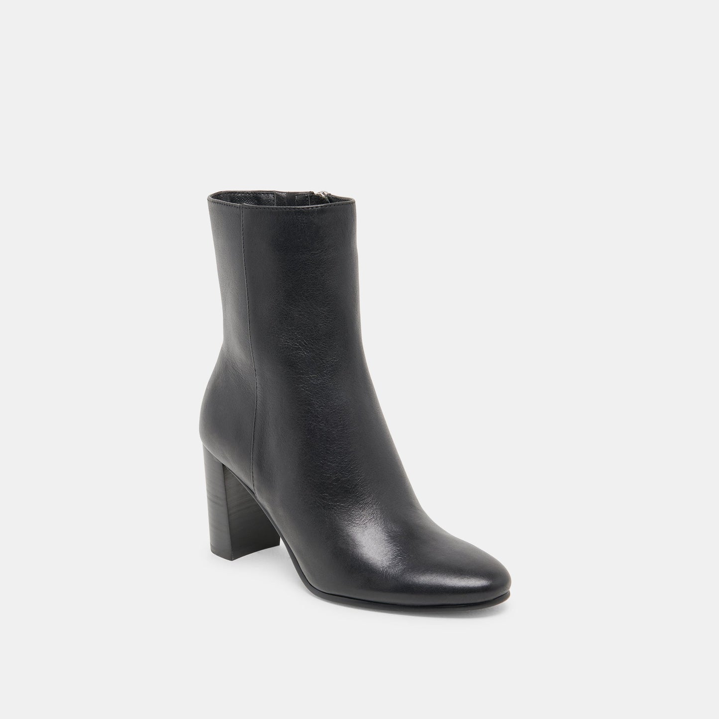 SUZY BOOTIES BLACK LEATHER - Dolce Vita