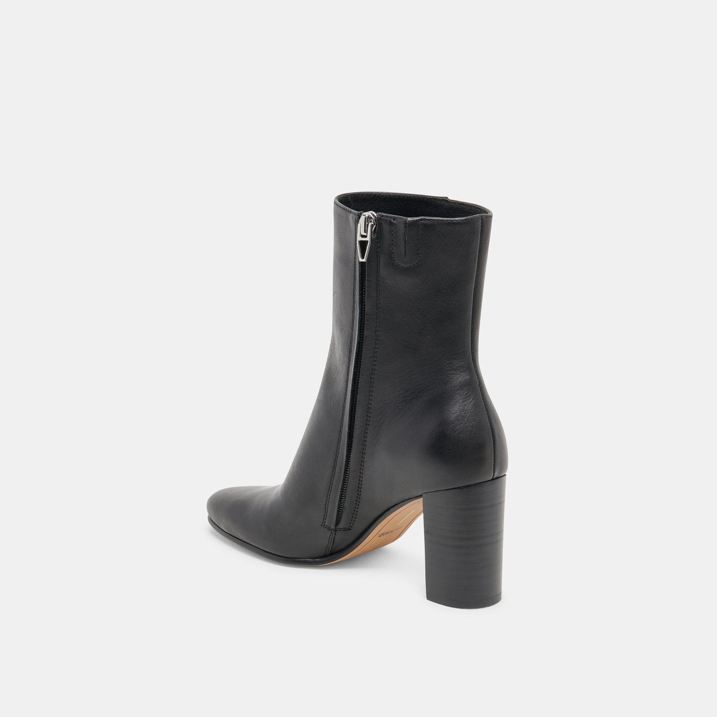SUZY BOOTIES BLACK LEATHER - Dolce Vita