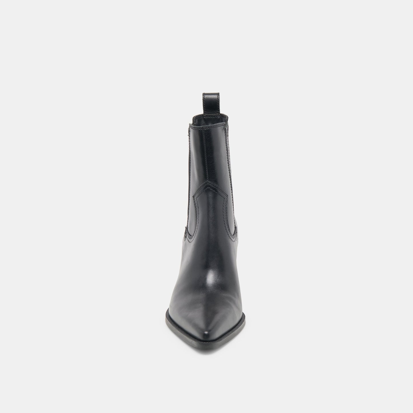 Slim Black Leather Booties - Dolce Vita