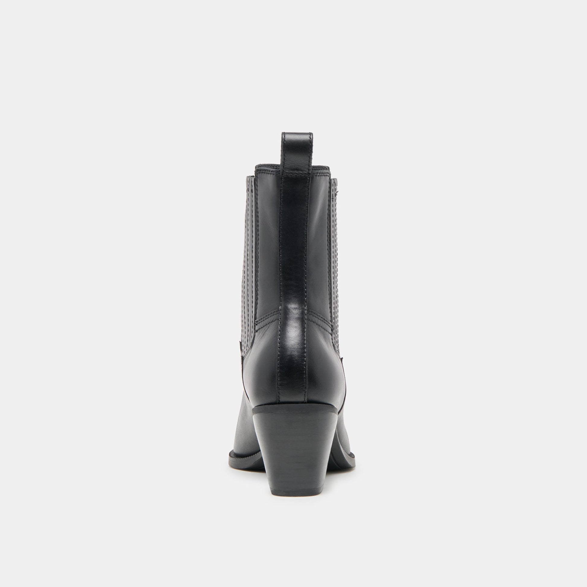 Slim Black Leather Booties - Dolce Vita