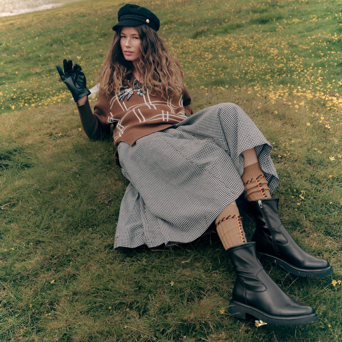 Simaya H2O Waterproof Black Leather Boots - Dolce Vita