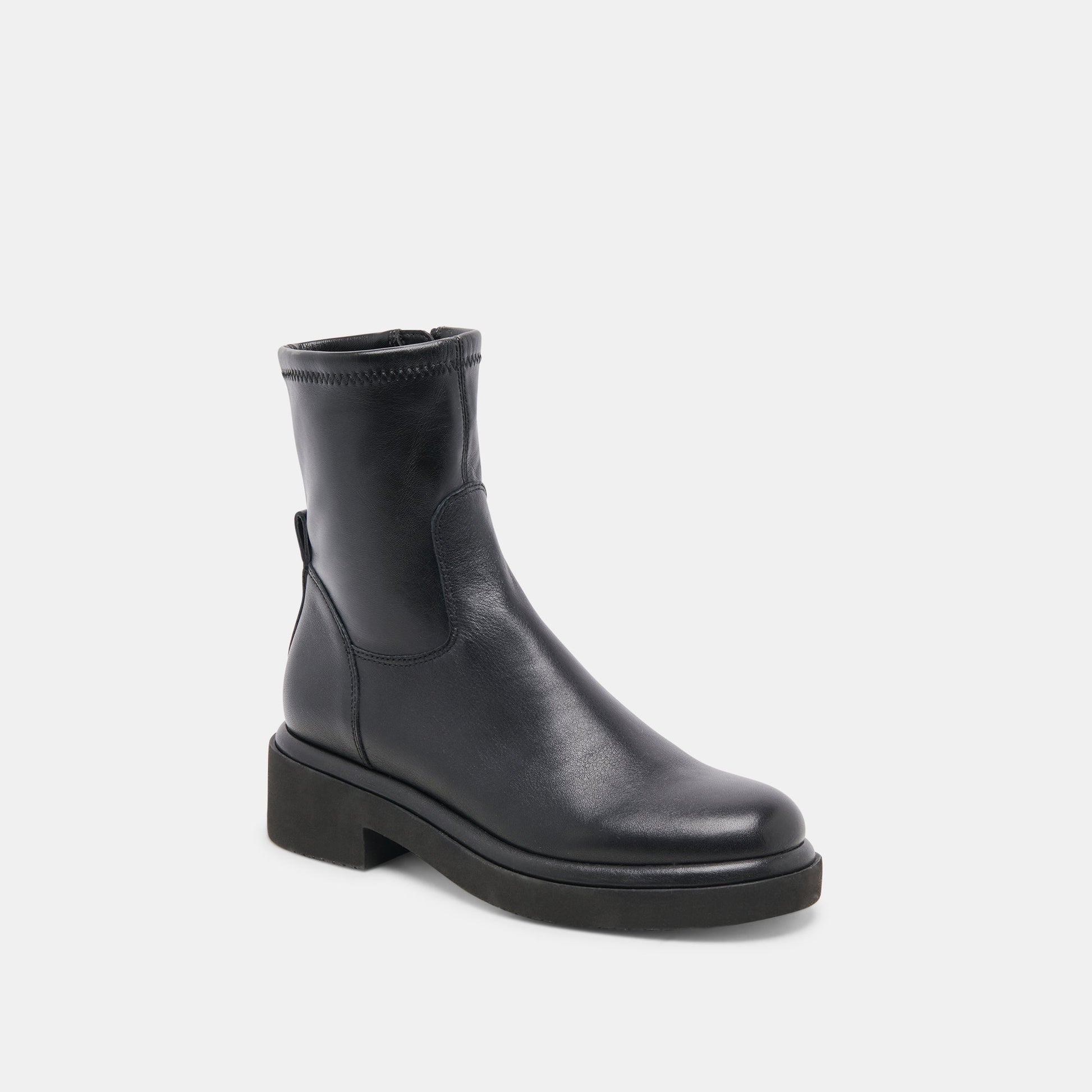 Simaya H2O Waterproof Black Leather Boots - Dolce Vita