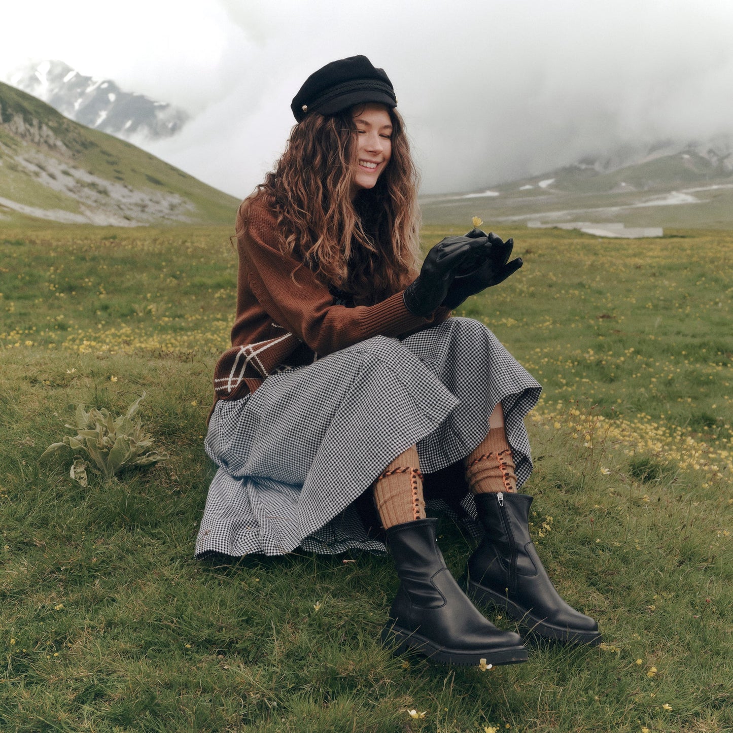 Simaya H2O Waterproof Black Leather Boots - Dolce Vita