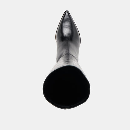 Kirson Black Leather Boots - Dolce Vita