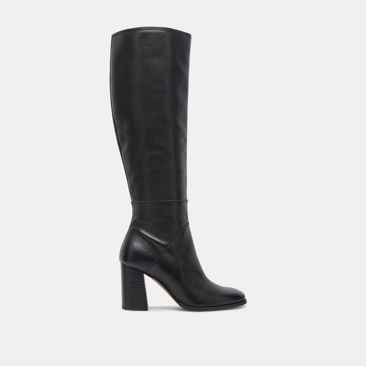 Fynn Boots Onyx Leather - Dolce Vita