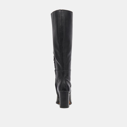 Fynn Boots Onyx Leather - Dolce Vita