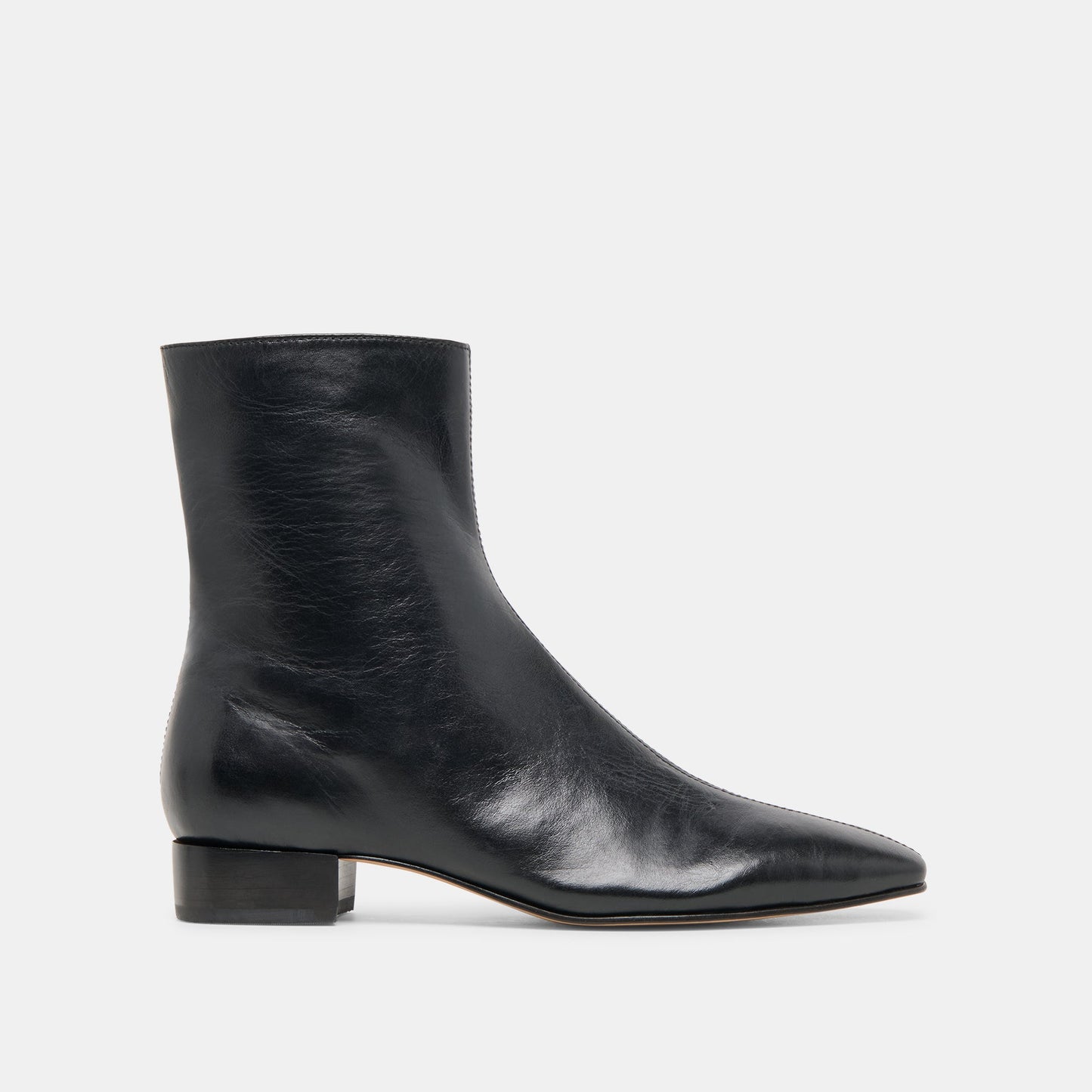 Tarine Black Leather Booties - Dolce Vita