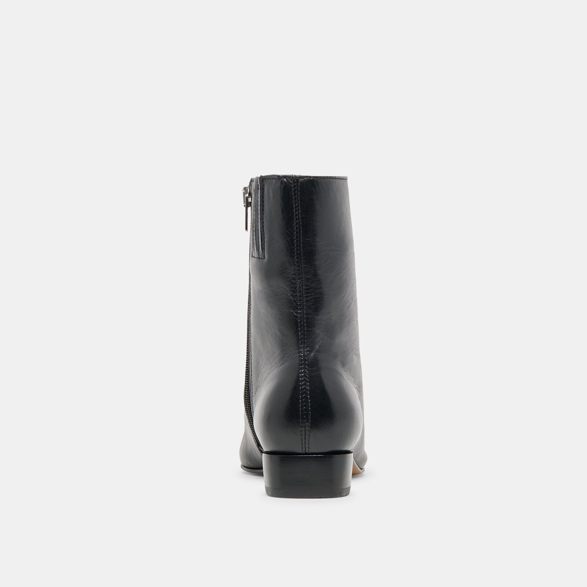 Tarine Black Leather Booties - Dolce Vita