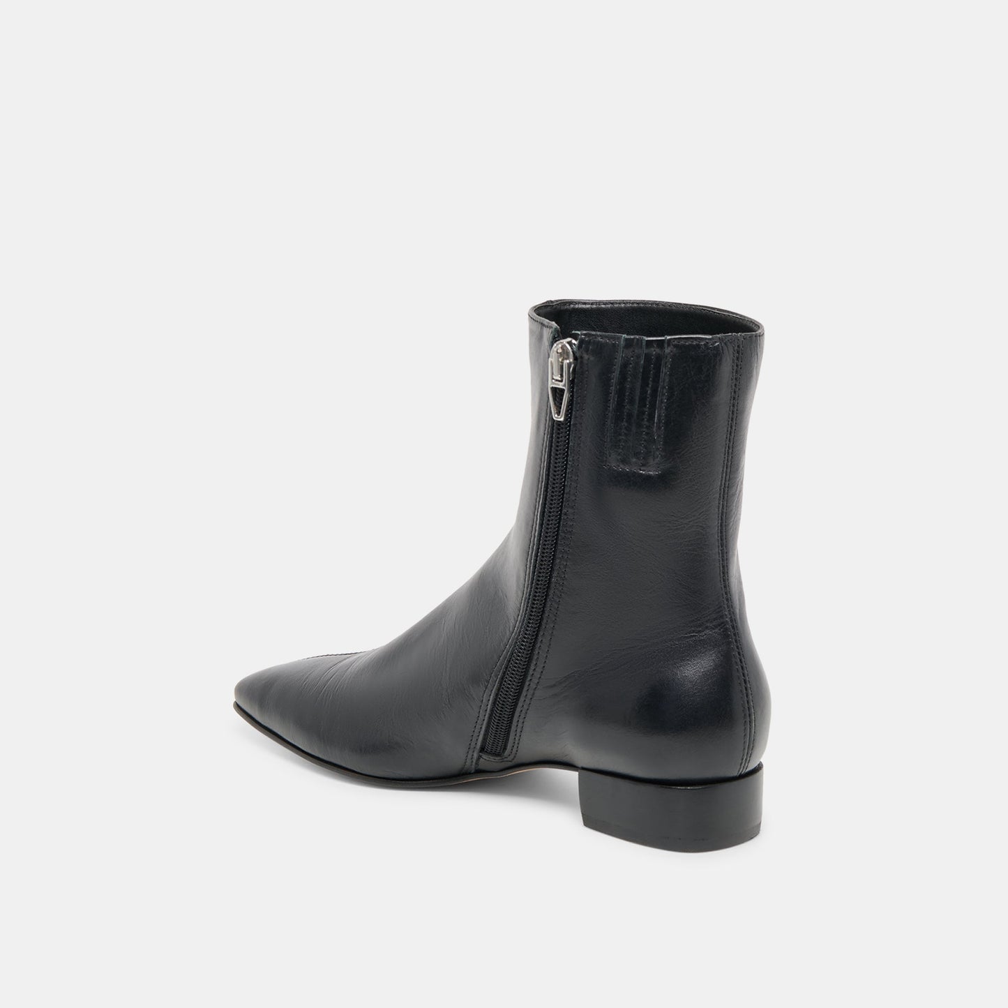Tarine Black Leather Booties - Dolce Vita