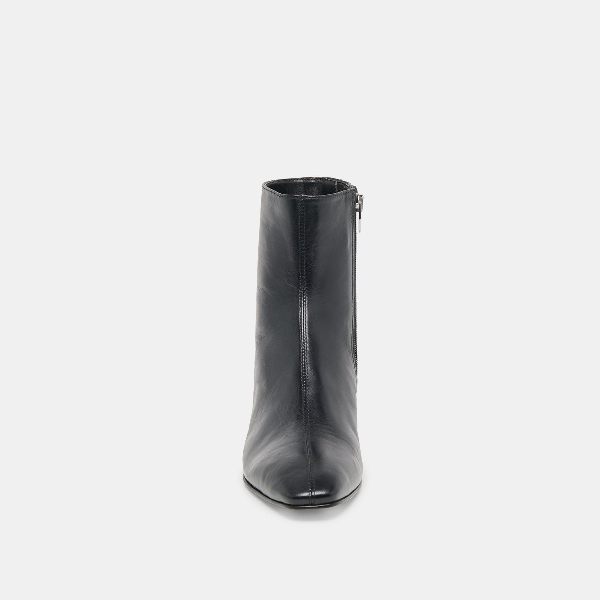 Tarine Black Leather Booties - Dolce Vita