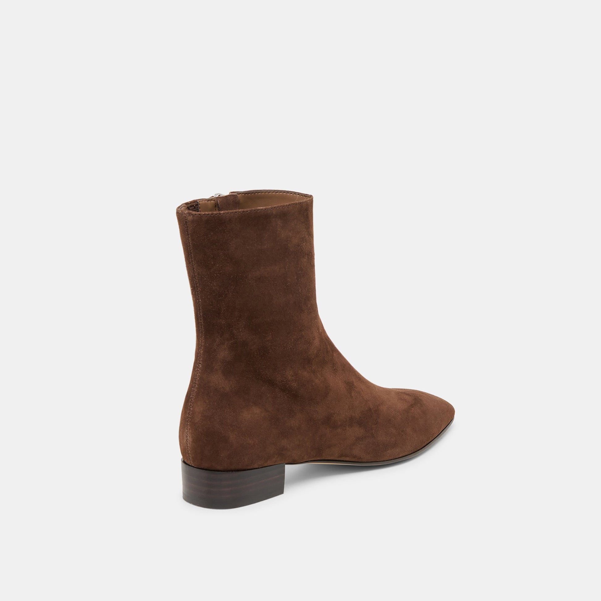 Tarine Dk Brown Nubuck Booties - Dolce Vita