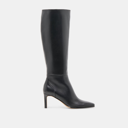 Emmi Black Leather Boots - Dolce Vita