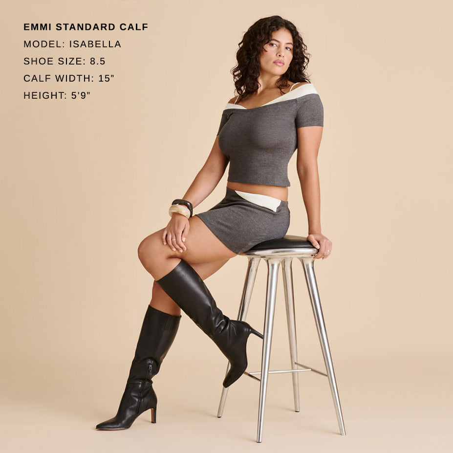 Emmi Black Leather Boots - Dolce Vita