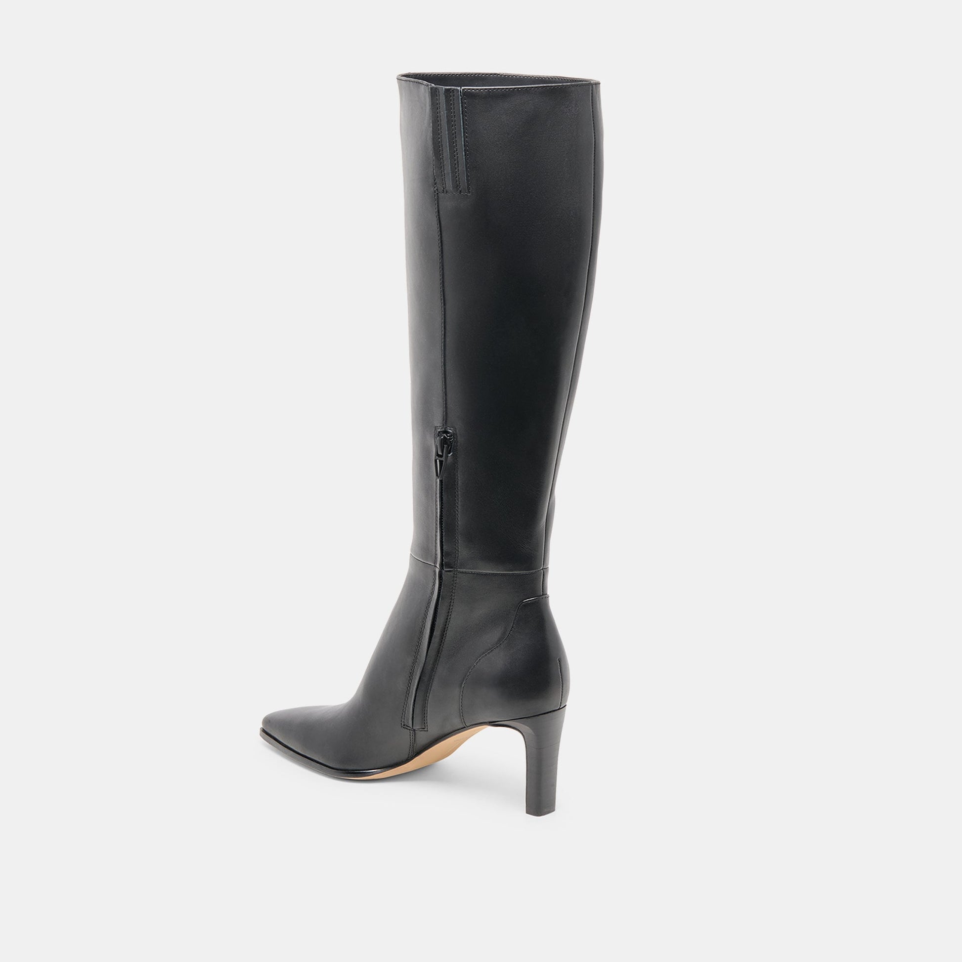 Emmi Black Leather Boots - Dolce Vita