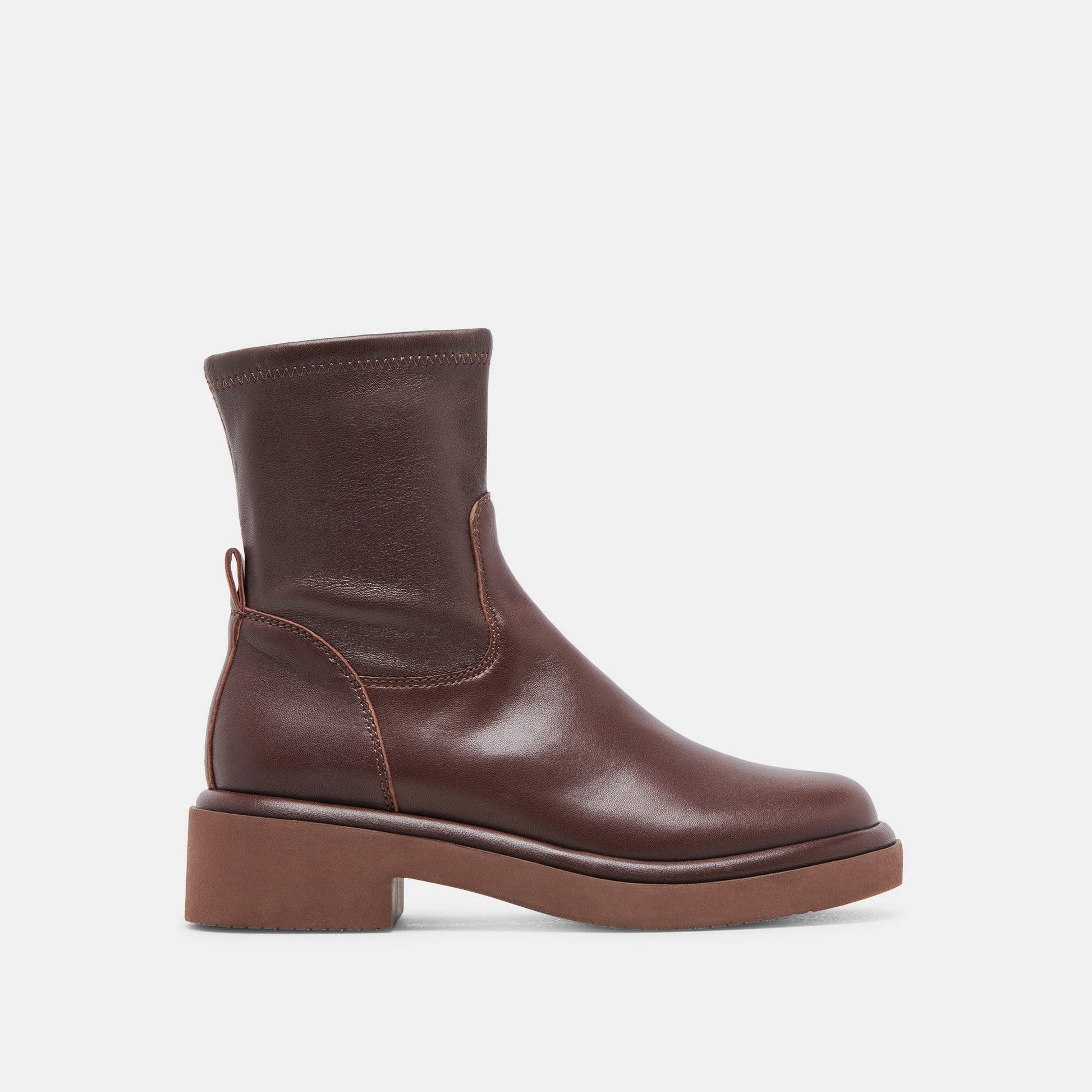 Simaya H2O Waterproof Mahogany Leather Boots - Dolce Vita