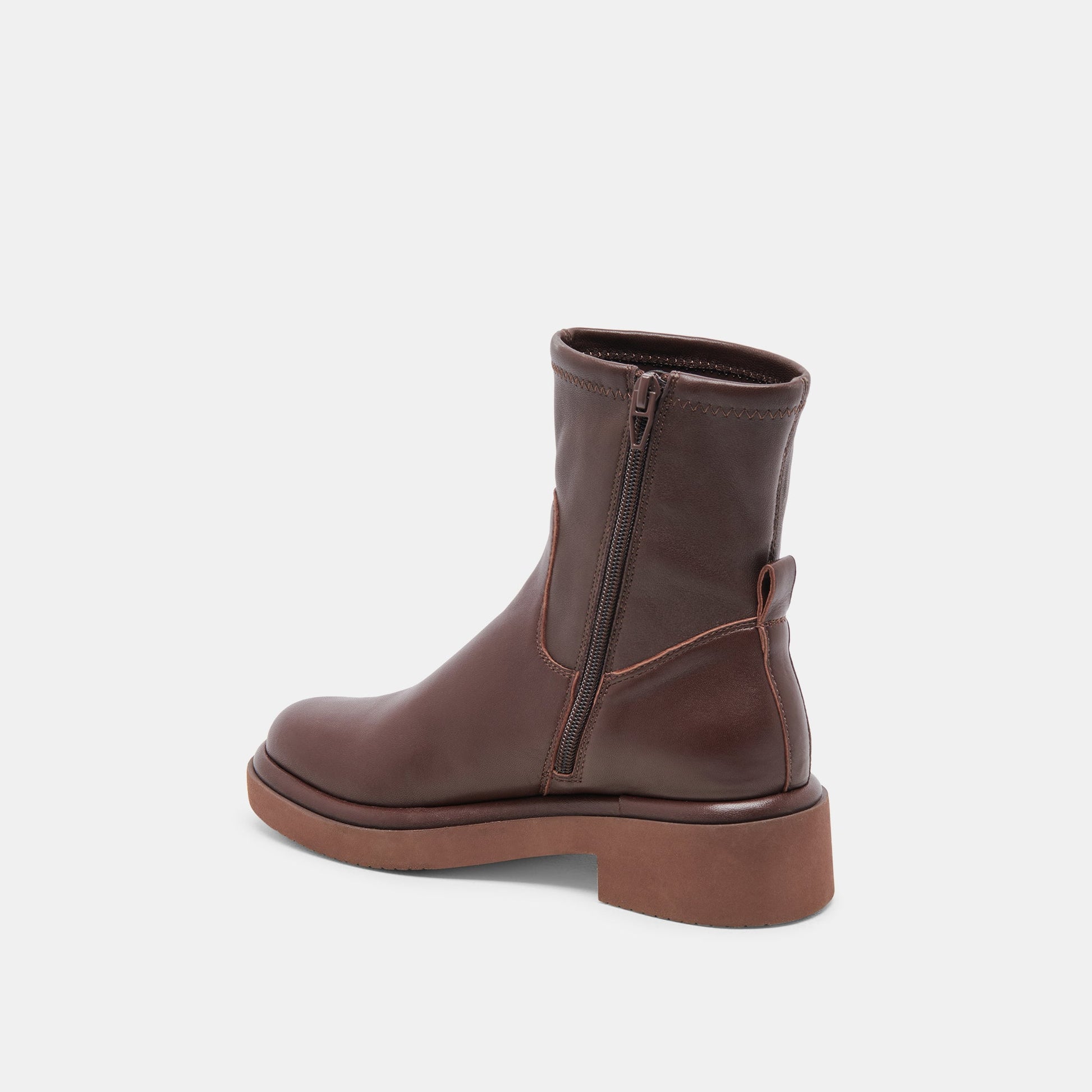 Simaya H2O Waterproof Mahogany Leather Boots - Dolce Vita