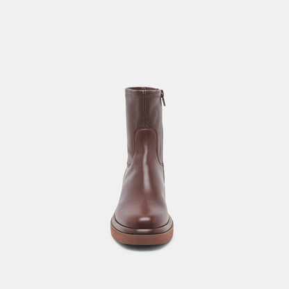 Simaya H2O Waterproof Mahogany Leather Boots - Dolce Vita