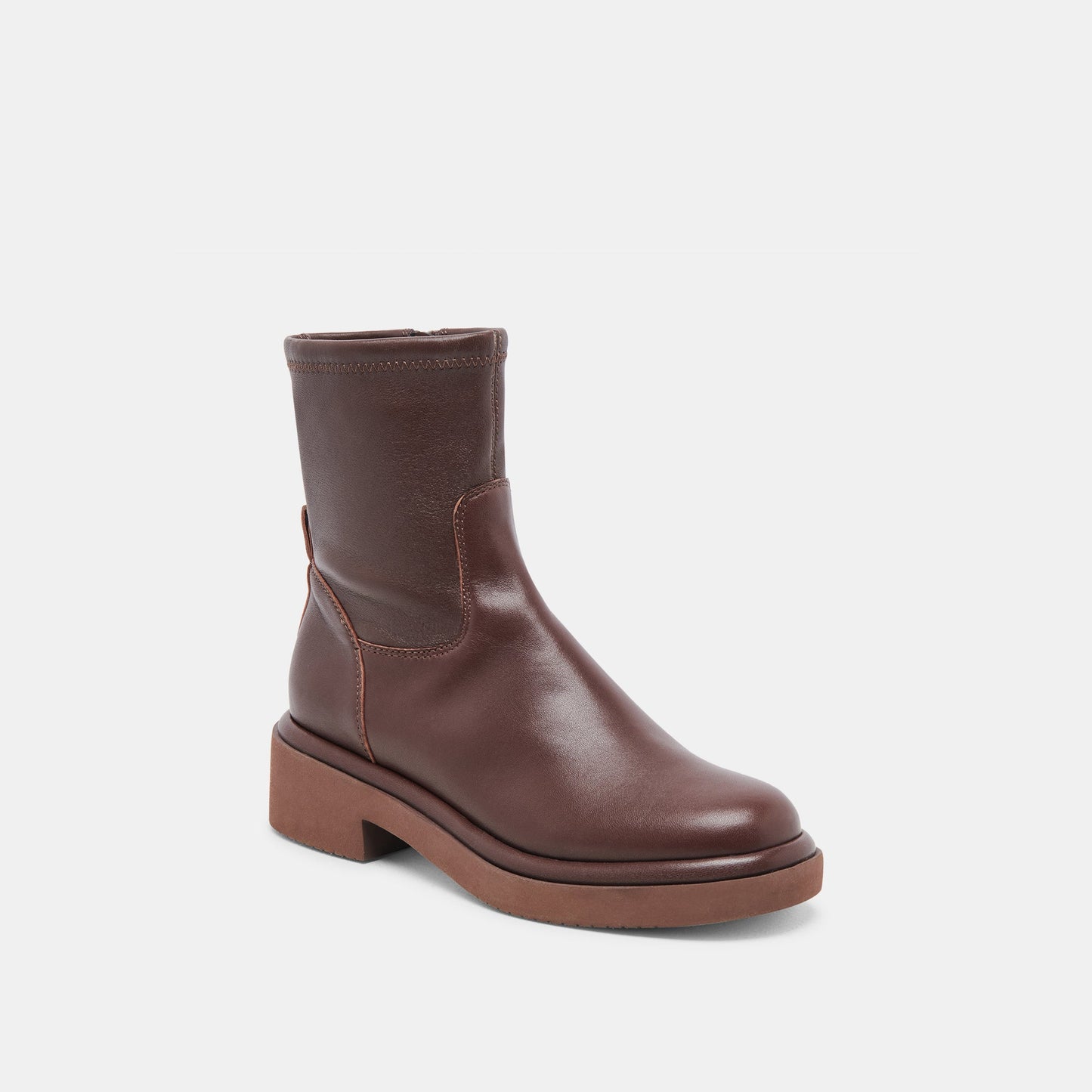 Simaya H2O Waterproof Mahogany Leather Boots - Dolce Vita