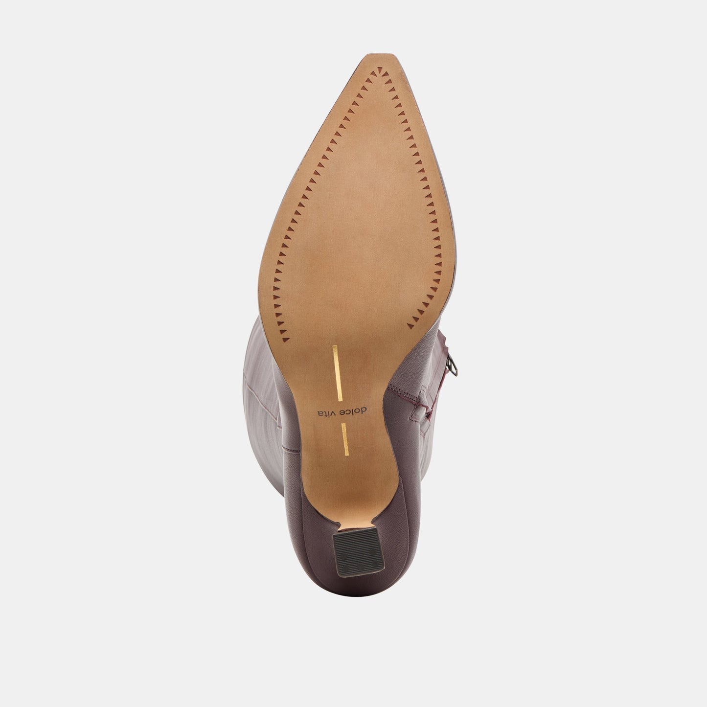 Auggie Wine Leather Boots - Dolce Vita
