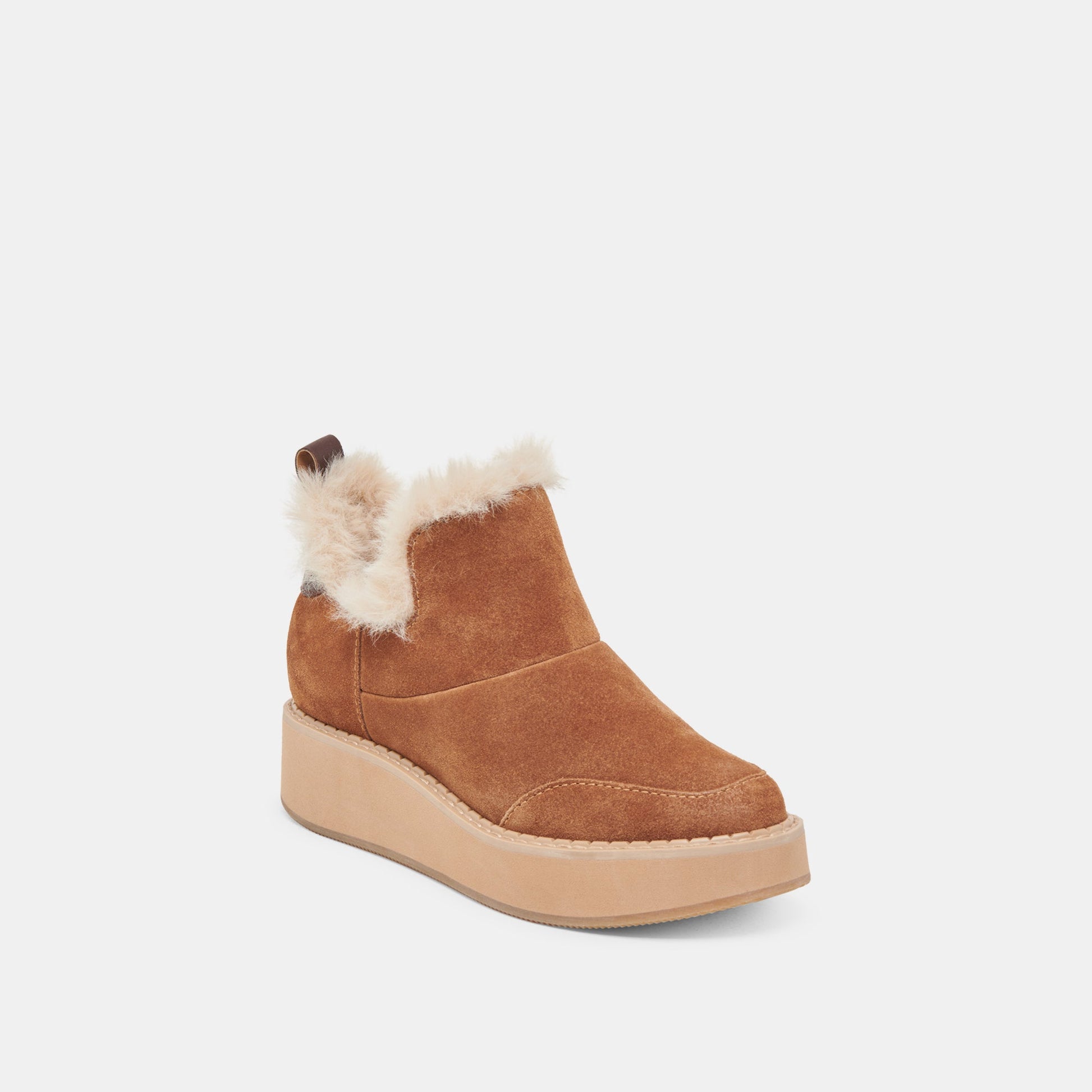 ARDY PLUSH H2O BOOTIES PECAN SUEDE - Dolce Vita