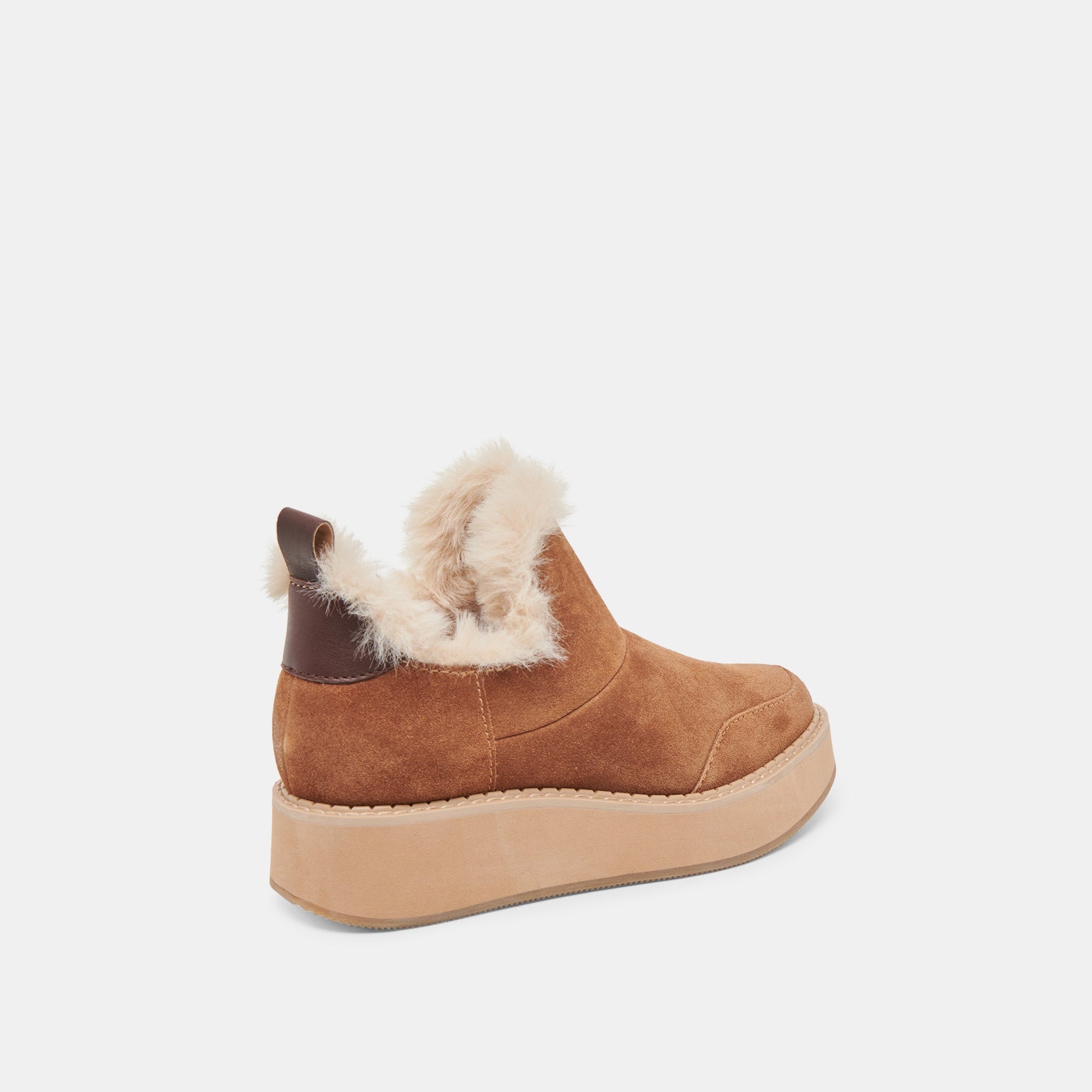 ARDY PLUSH H2O BOOTIES PECAN SUEDE - Dolce Vita