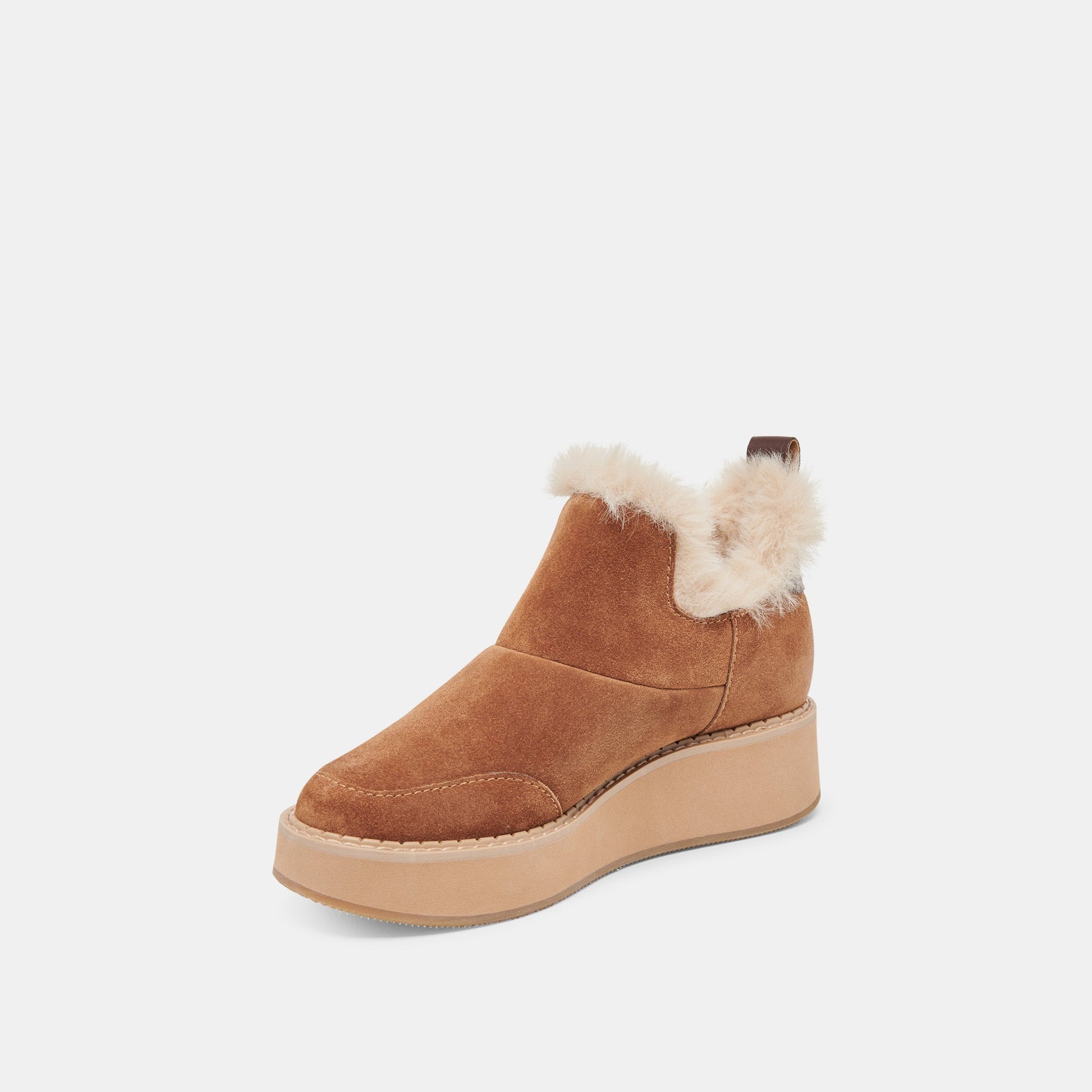 ARDY PLUSH H2O BOOTIES PECAN SUEDE - Dolce Vita