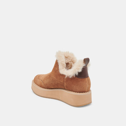 ARDY PLUSH H2O BOOTIES PECAN SUEDE - Dolce Vita