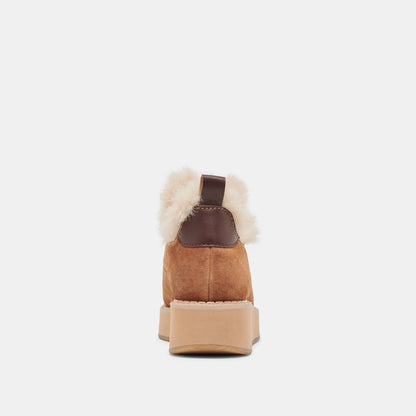 ARDY PLUSH H2O BOOTIES PECAN SUEDE - Dolce Vita