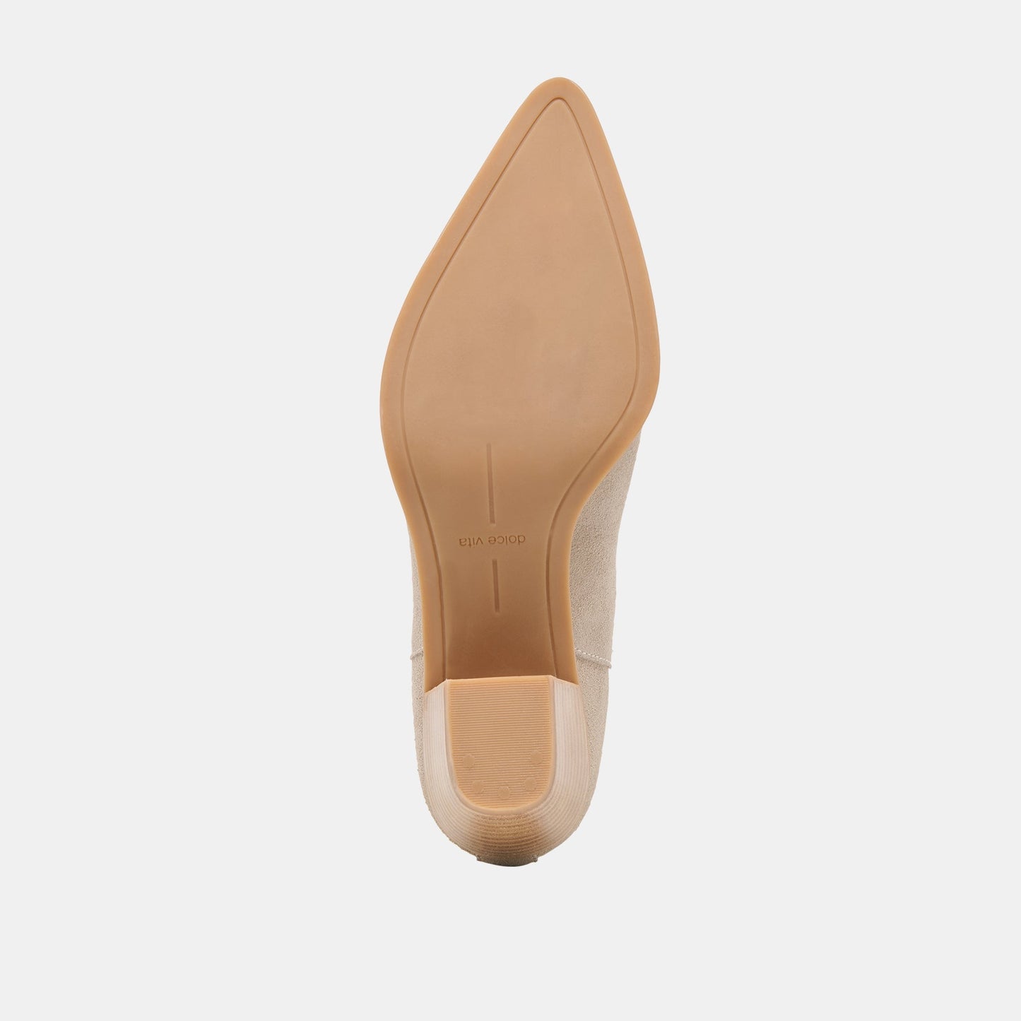 Slim Taupe Suede Booties - Dolce Vita