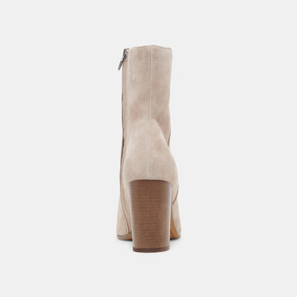 SUZY BOOTIES TAUPE SUEDE - Dolce Vita