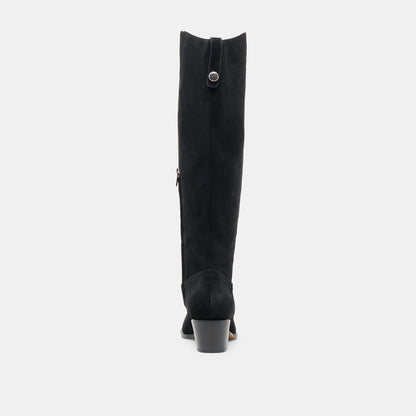 Virona H2O Waterproof Onyx Suede Boots - Dolce Vita