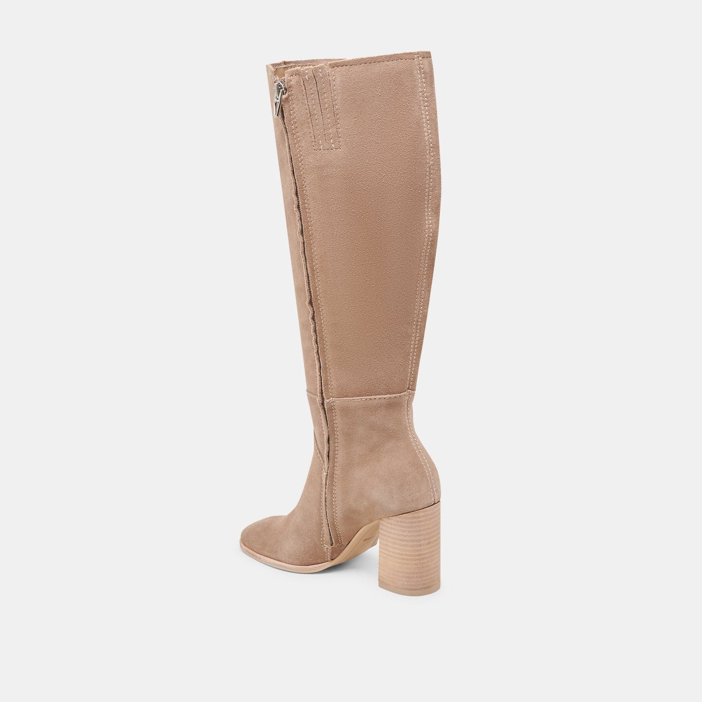 FYNN Wide Calf Boots Truffle Suede - Dolce Vita
