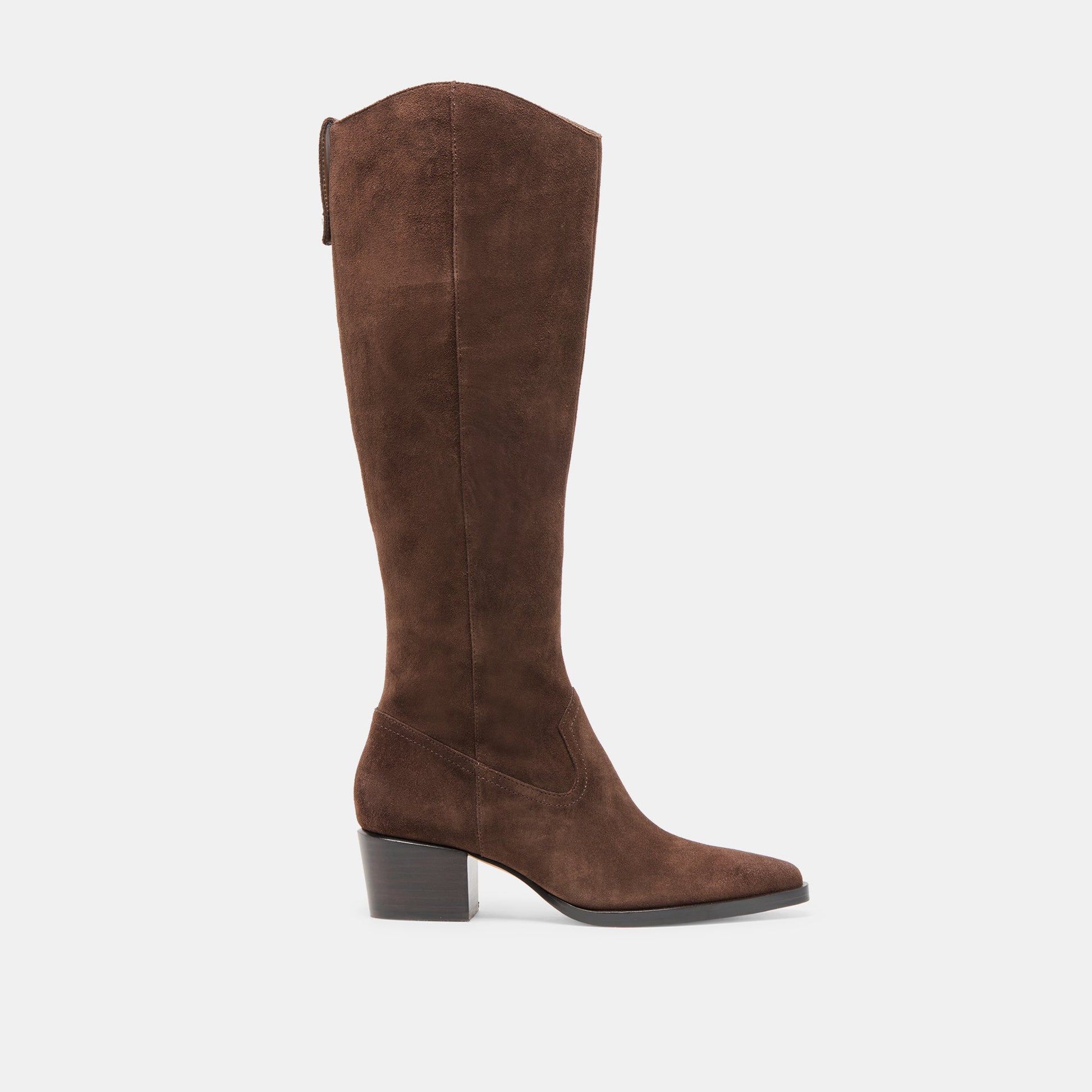 Virona H2O Waterproof Dk Brown Suede Boots - Dolce Vita