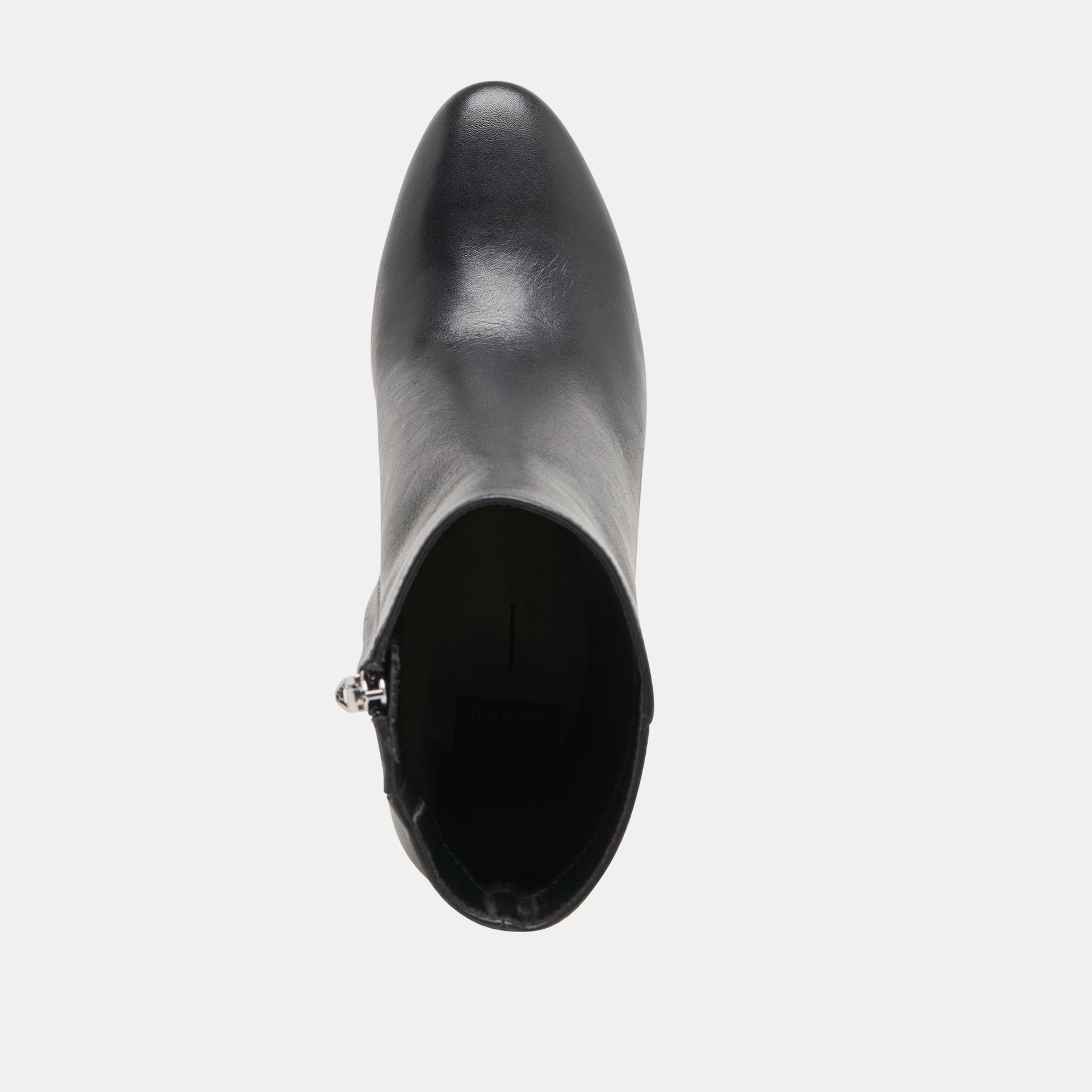 Suzy Wide Black Leather Booties - Dolce Vita