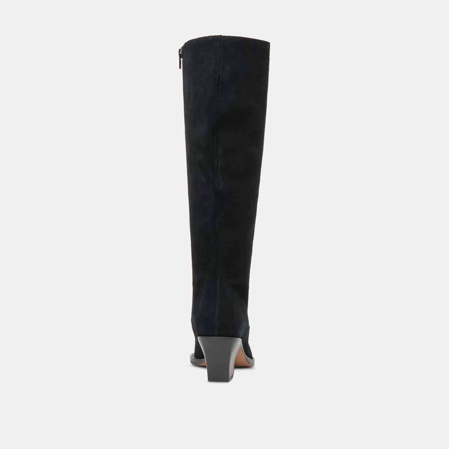 Raj Extra Wide Calf Onyx Suede Boots - Dolce Vita